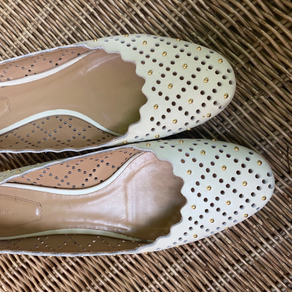Chloe Studded Ballet Flats